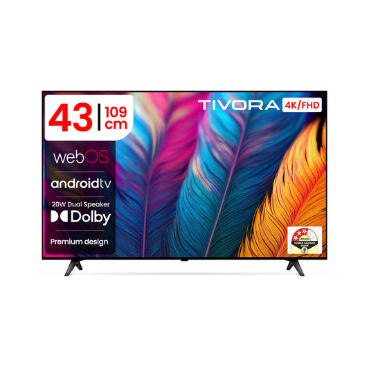 43" QLED 4K WebOS Smart TV (1.5GB RAM, 8GB Storage, Magic Remote)